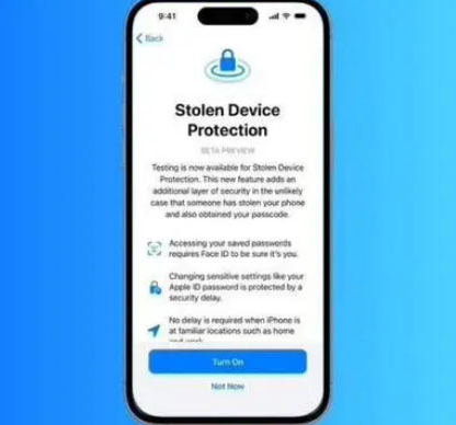顺义苹果授权维修店分享被盗设备保护功能开启方法 