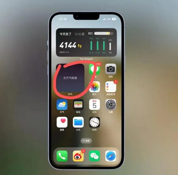 顺义苹果手机维修分享:iOS16主屏幕天气小组件无法正常工作怎么办？ 