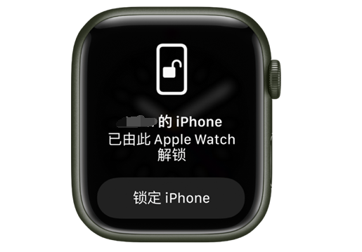 顺义苹果手机维修分享用 AppleWatch 解锁配备面容 ID 的 iPhone方法 