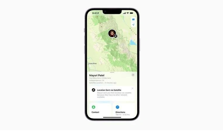 顺义苹果14维修分享iPhone14系列中 FindMy功能通过卫星分享位置方法教程 