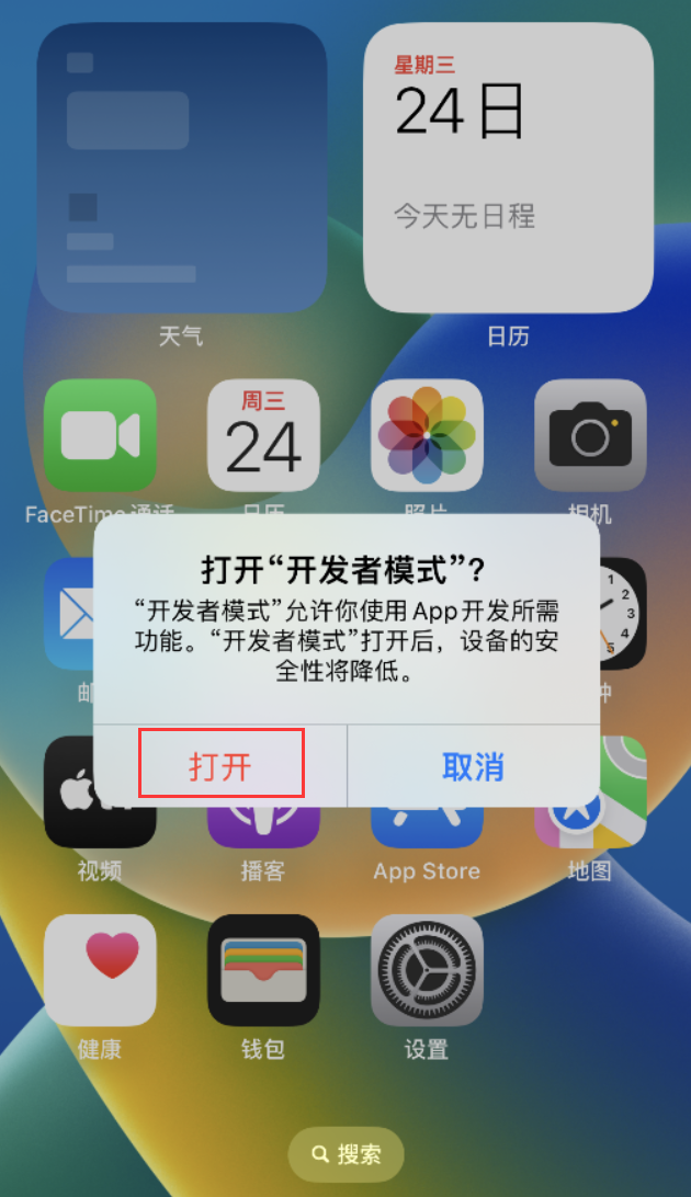 顺义苹果手机维修分享如何打开开发者模式 